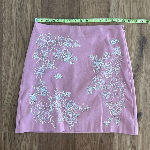 Loft embroidered skirt, Sz 4 - Picture 1 of 5